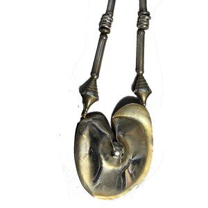 Vintage Metal Shell Necklace